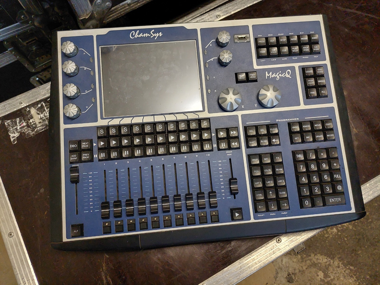 ChamSys Ltd, MagicQ Compact MQ60 lighting console with desk lamp in ...