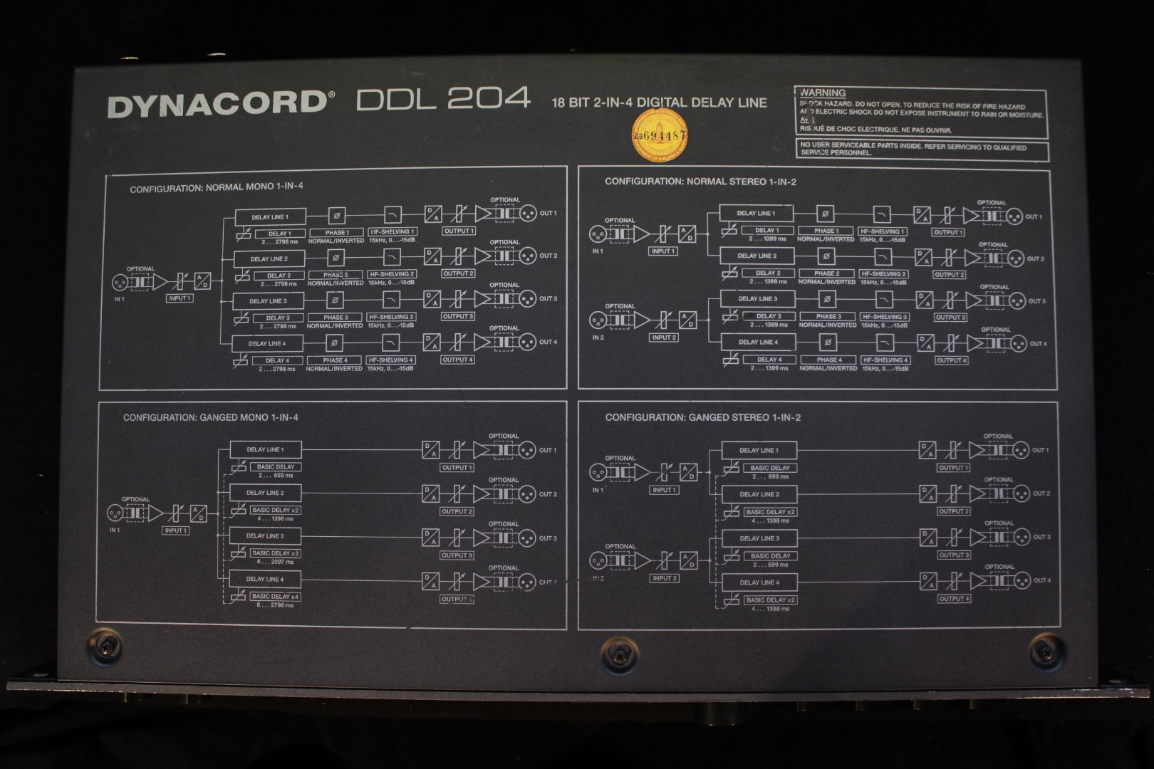 Dynacord Dynacord DDL 204 Digital Delay Line | EUR - Gebrauchte ...