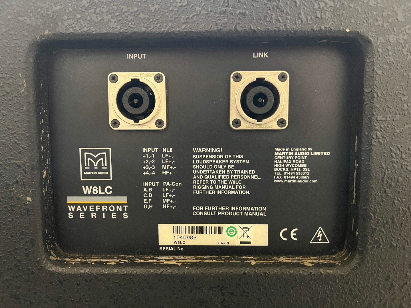 Martin Audio line array: 10x W8LC 2x W8LCD 4x grid 4x case | 17988 EUR ...