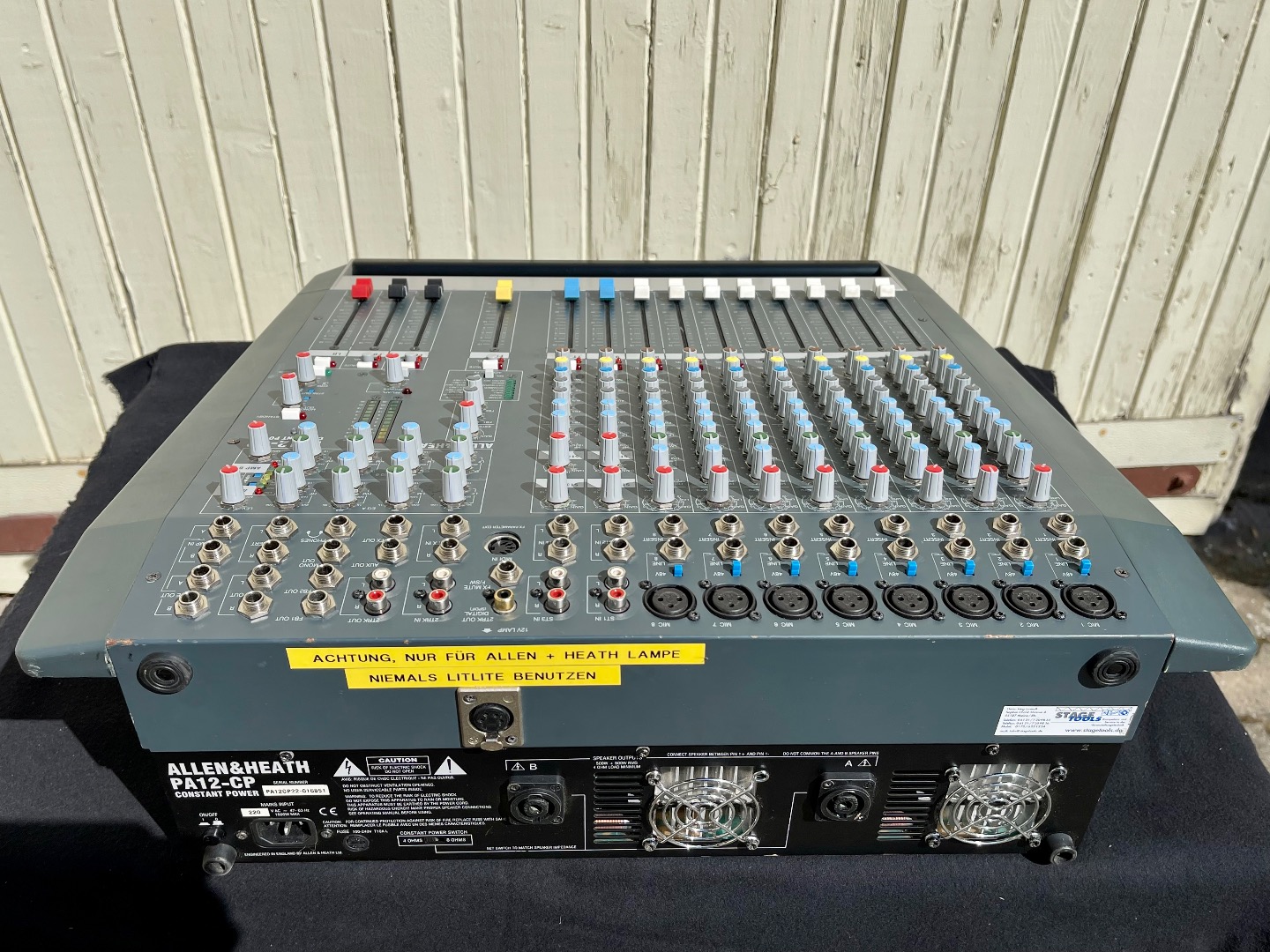 Allen Heath PA12CP Mixer With Flight Case EXRENTAL