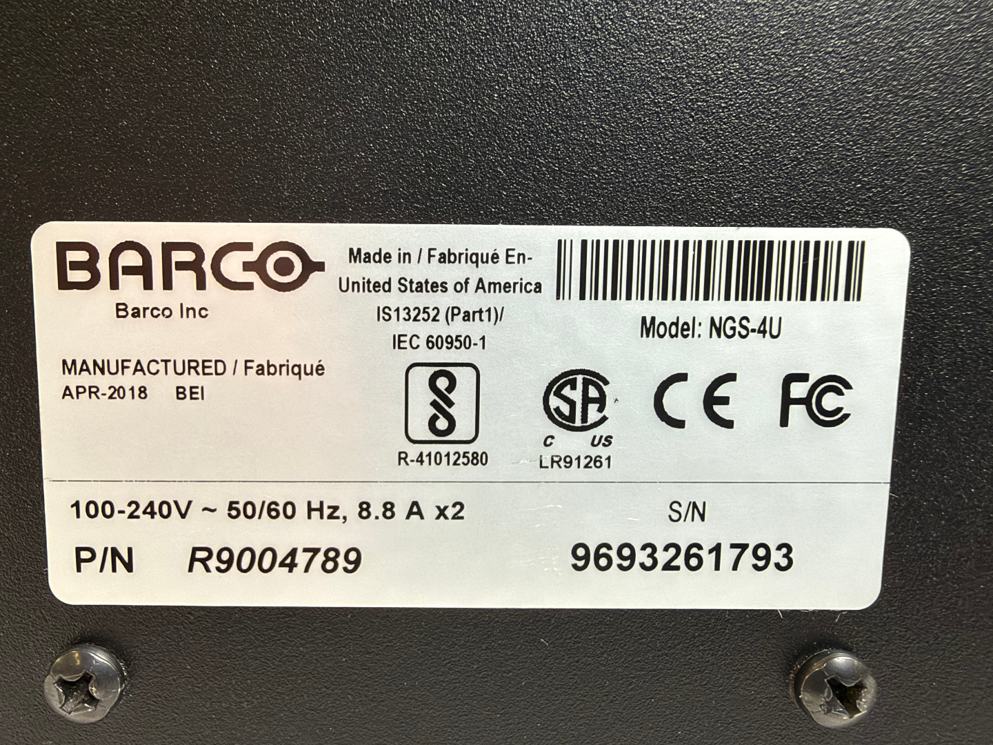 Barco E2 Gen1 Tricombo | 23900,00 EUR - Gebrauchte ...