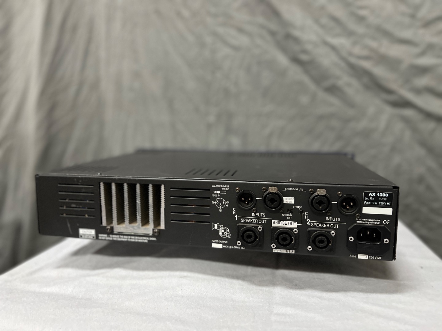 Saxon Audio AX-1500 | 150 EUR - Gebrauchte-Veranstaltungstechnik.de ...
