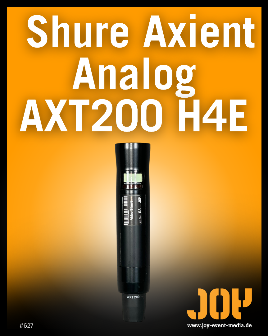 Shure UHF Handsender Shure Axient Analog AXT200 H4E | 490 EUR ...