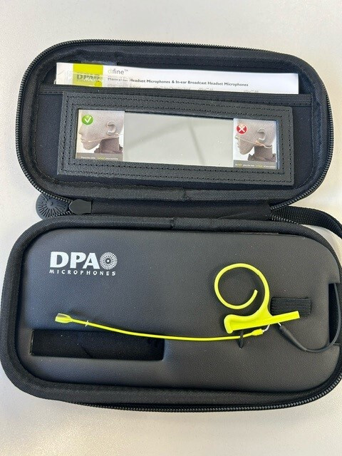 DPA FIDLLB00 Color Lime/Green, single-ear headset, directional | 295 ...